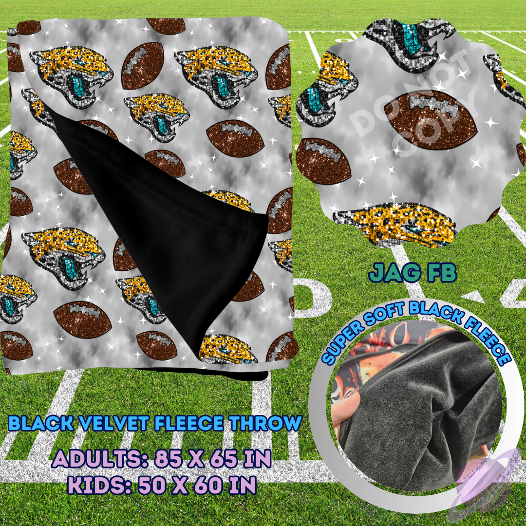 JAG FB-SEQUIN THROW BLANKET RUN-SOFT CLOSE 8/9-HARD CLOSE 8/11