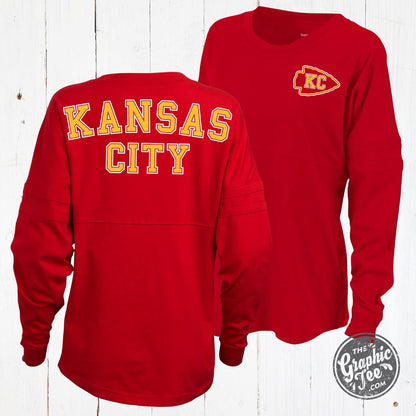 Kansas City True Red Ladies Pom Pom Jersey