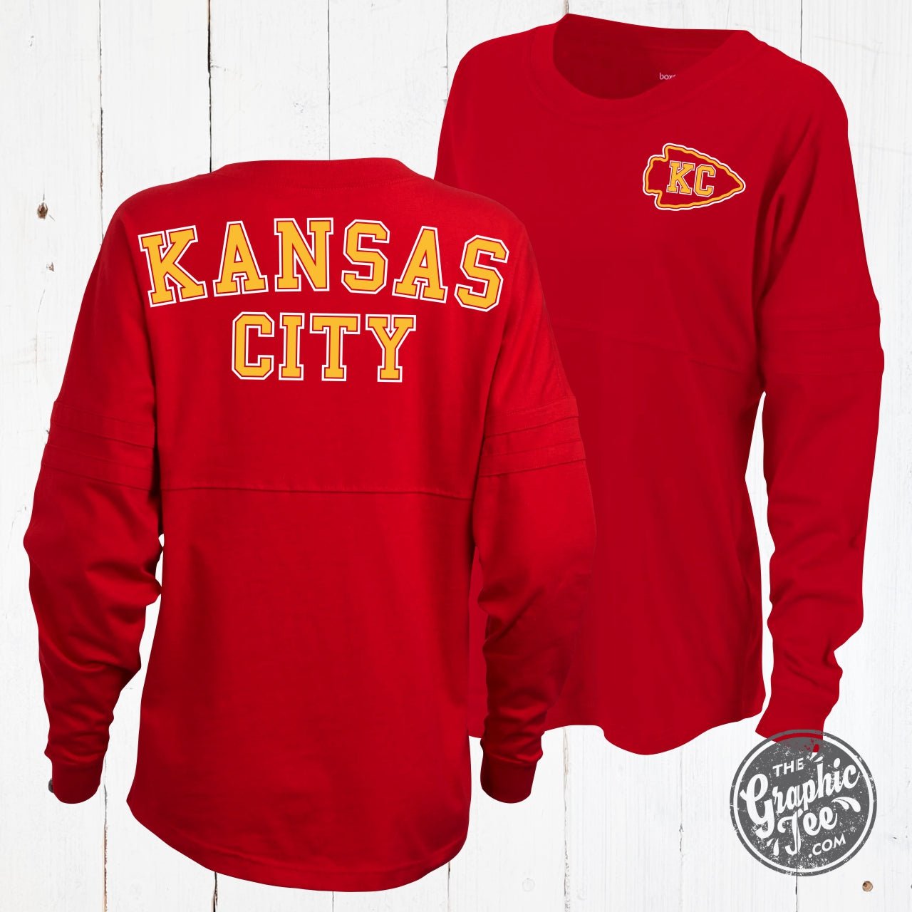 Kansas City True Red Ladies Pom Pom Jersey