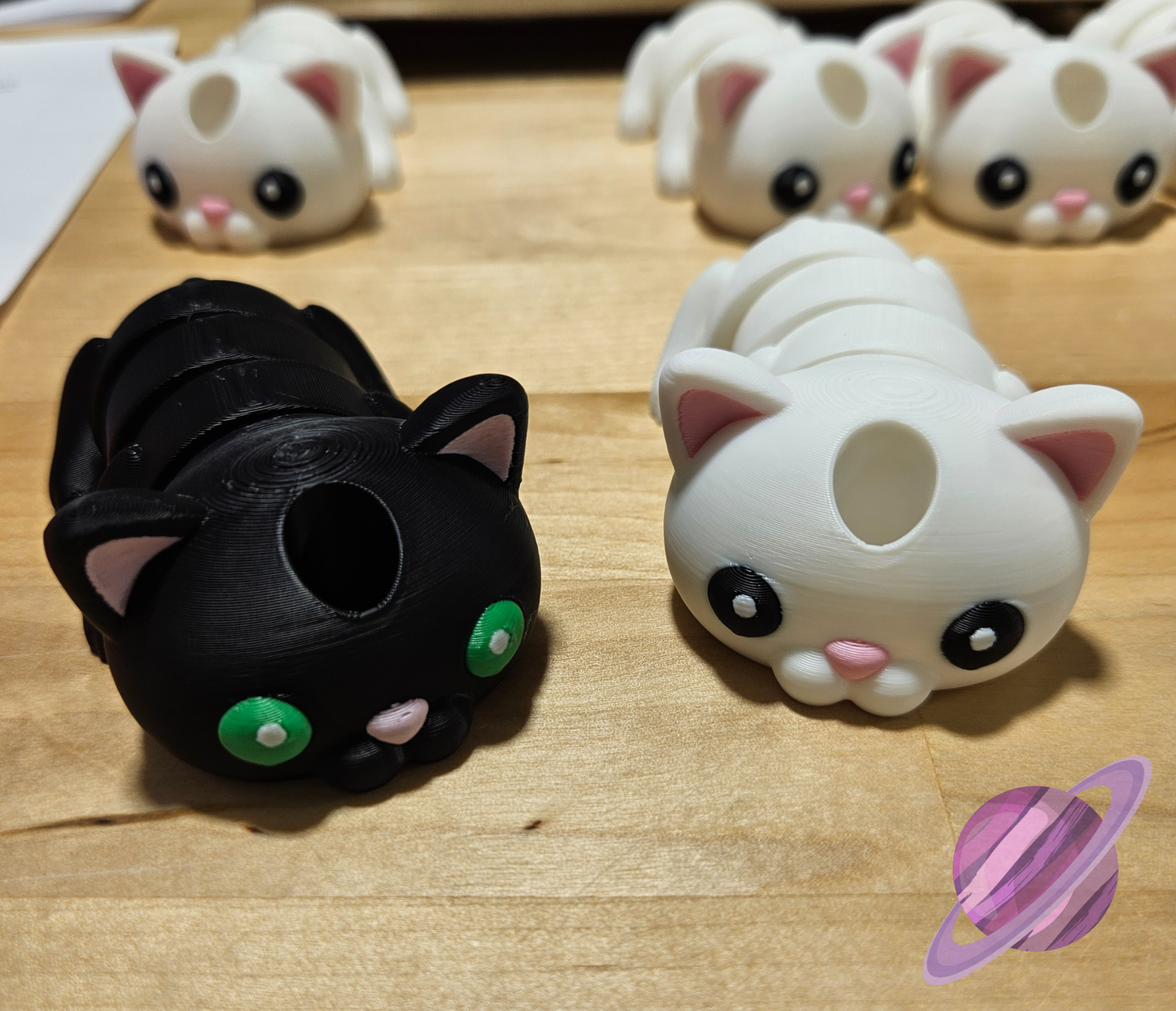 KITTY CAT-3D PRINTED STRAW BUDDY