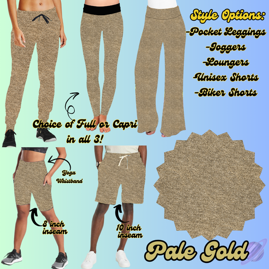 COLORFUL DENIM RERUN-PALE GOLD-BOTTOMS 5 STYLES-PREORDER CLOSING  3/22