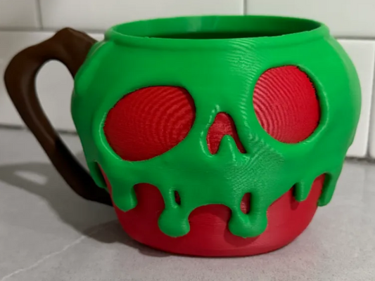 POISON APPLE ICE CREAM PINT HOLDER- 3D PRINTED