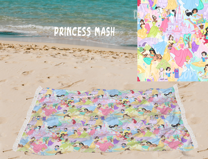 Princess Mash -OVERSIZED BEACH TOWEL 6-PREORDER CLOSING 3/20