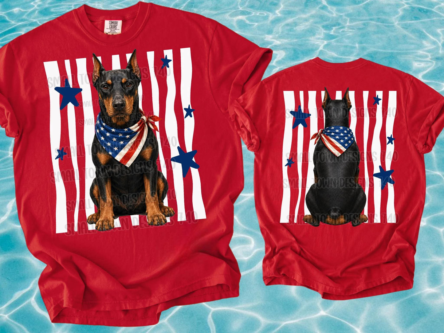 DOG DAYS OF SUMMER DOUBLE SIDED TEE