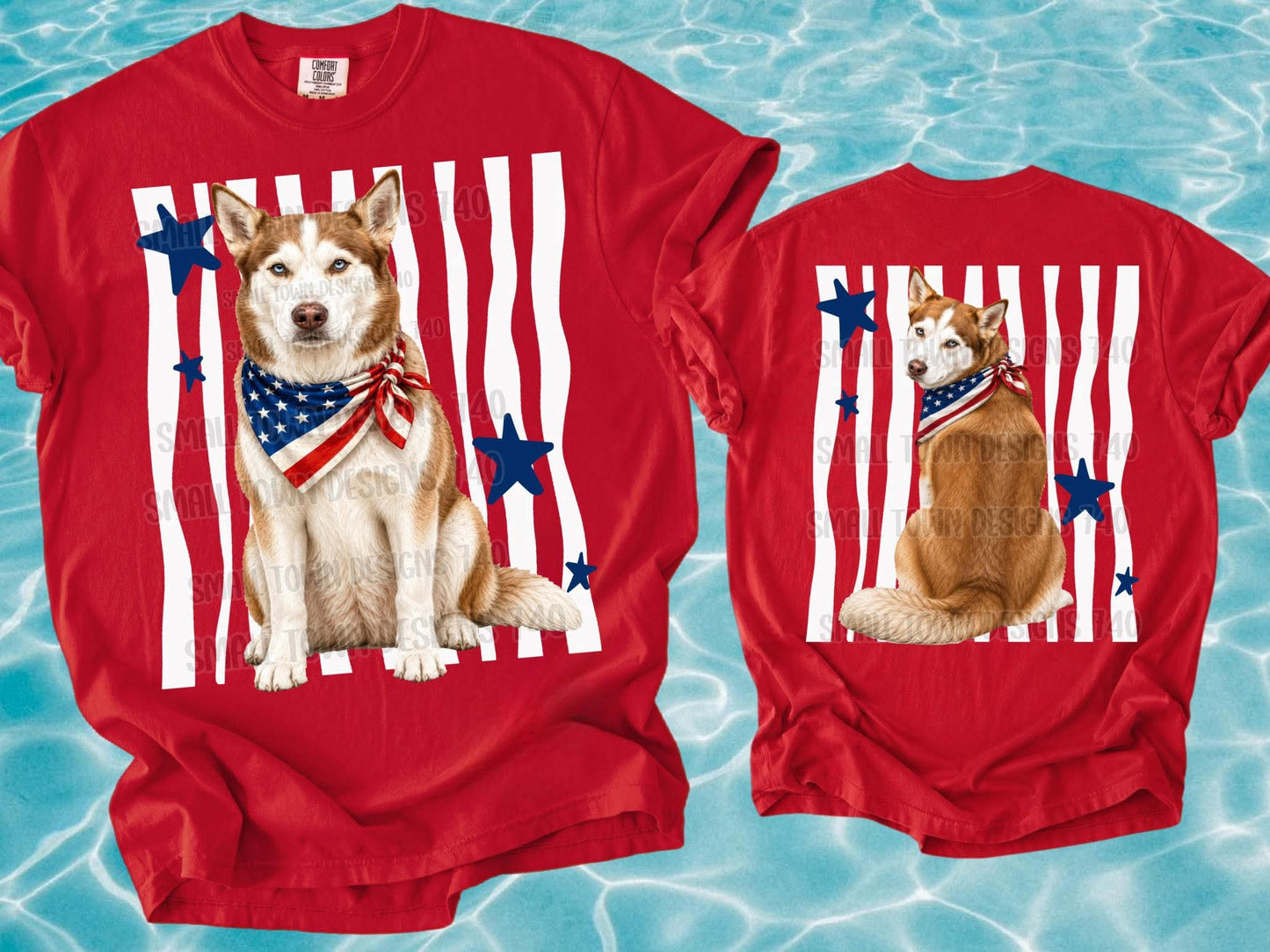 DOG DAYS OF SUMMER DOUBLE SIDED TEE