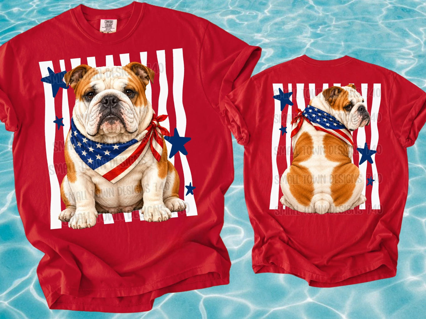 DOG DAYS OF SUMMER DOUBLE SIDED TEE