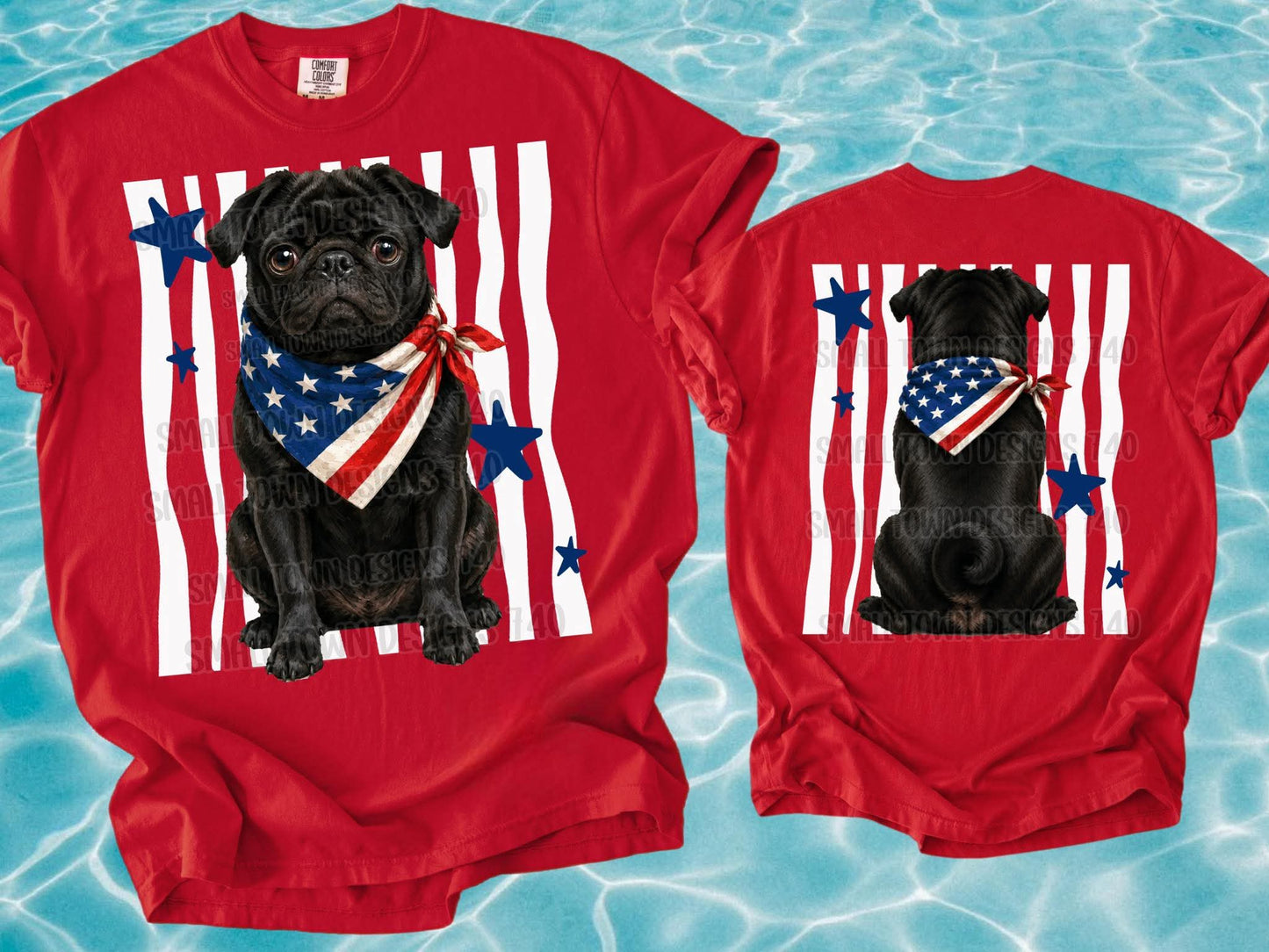 DOG DAYS OF SUMMER DOUBLE SIDED TEE