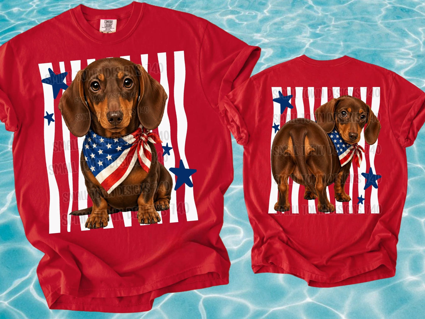 DOG DAYS OF SUMMER DOUBLE SIDED TEE