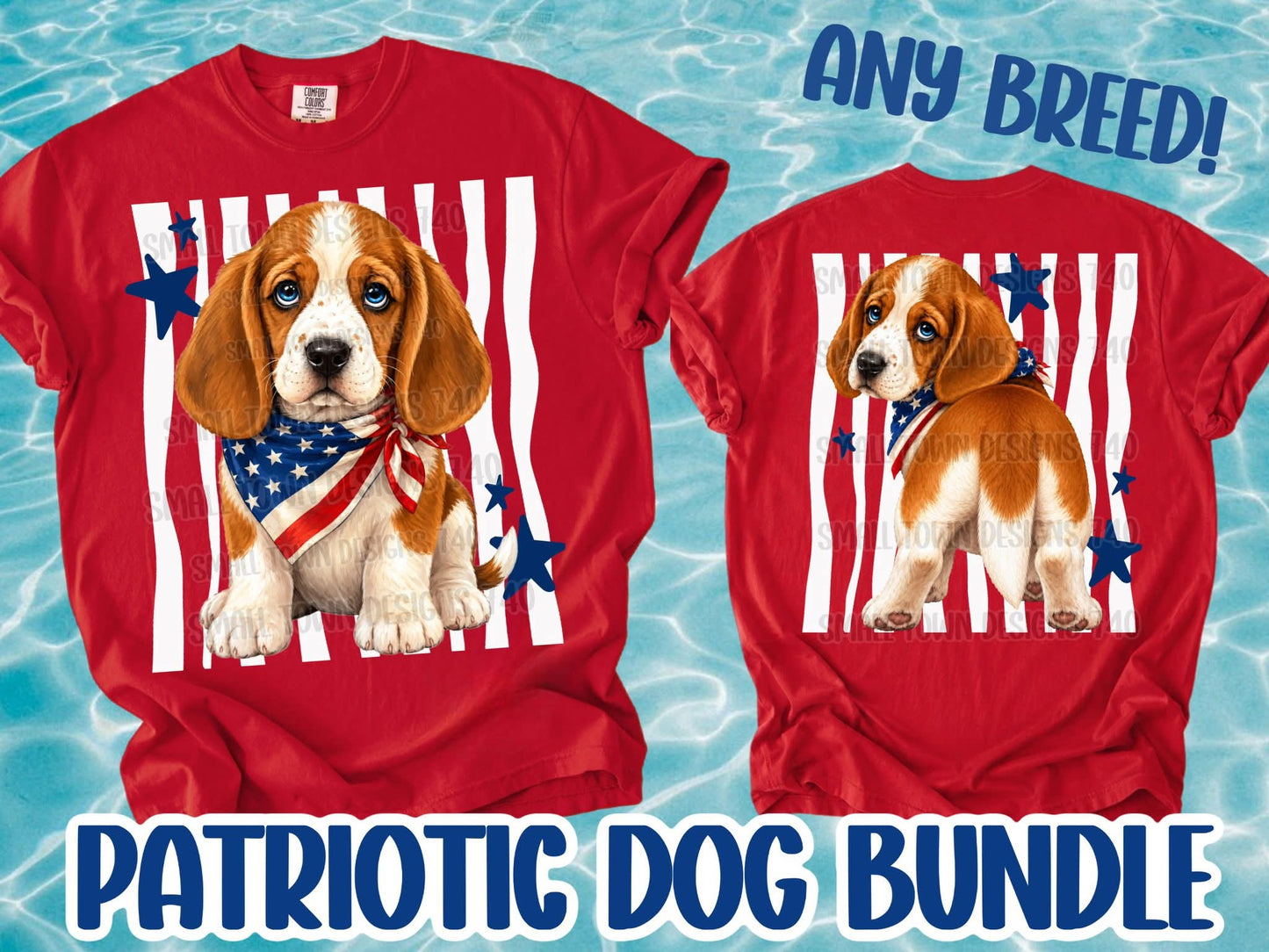 DOG DAYS OF SUMMER DOUBLE SIDED TEE