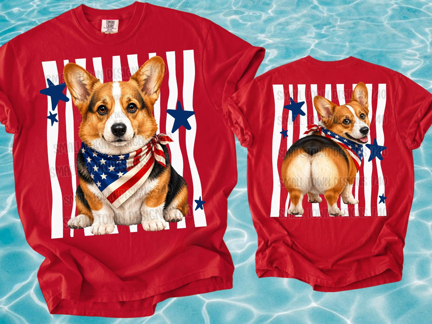 DOG DAYS OF SUMMER DOUBLE SIDED TEE