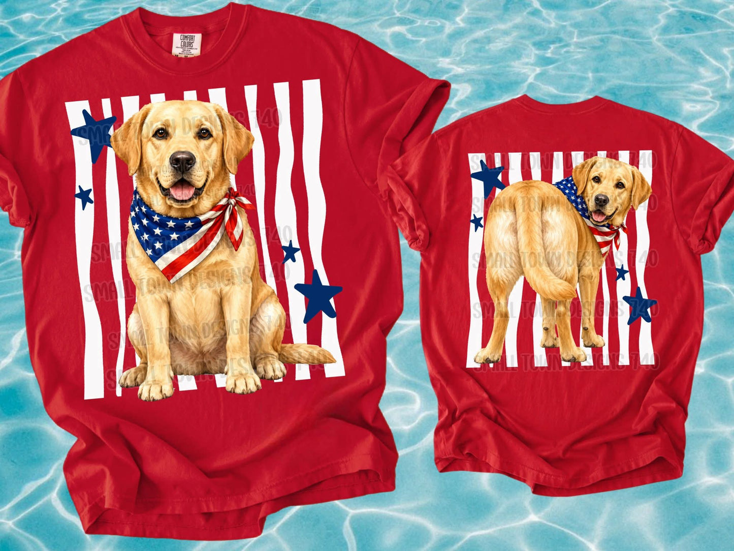 DOG DAYS OF SUMMER DOUBLE SIDED TEE
