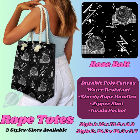 ROSE BOLT-ROPE TOTE PREORDER CLOSING 5/6