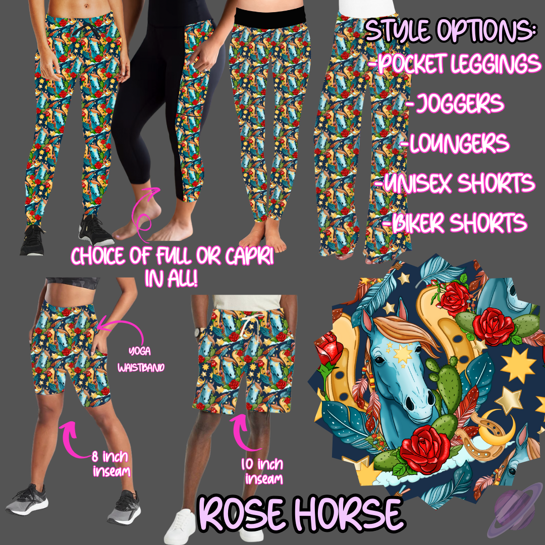 ROSE HORSE-6 STYLES OF BOTTOMS-PREORDER CLOSING 2/17