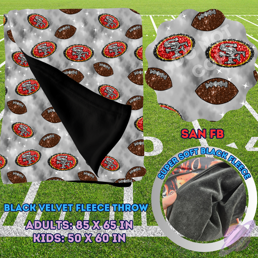SAN FB-SEQUIN THROW BLANKET RUN-SOFT CLOSE 8/9-HARD CLOSE 8/11