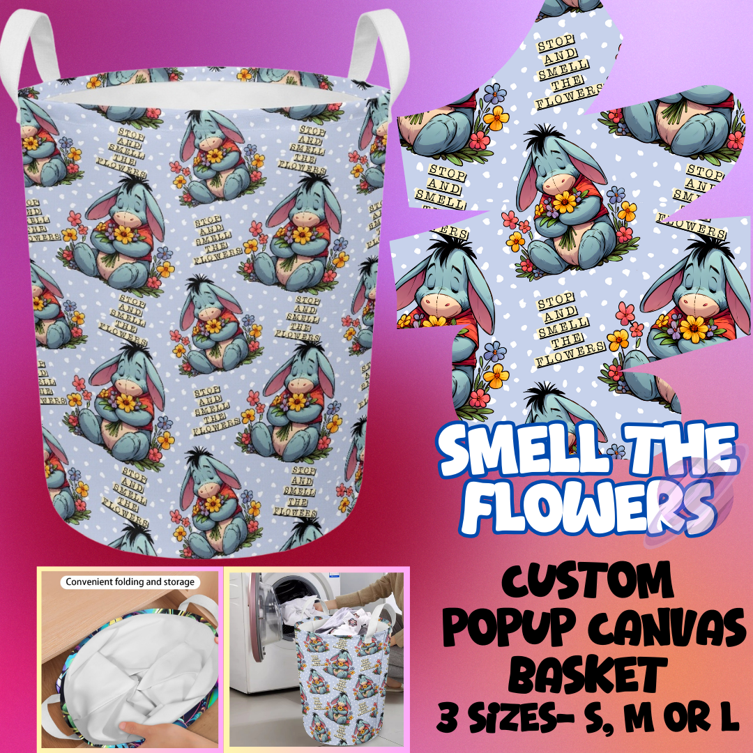 SMELL THE FLOWERS- STORAGE BASKETS 6- PREORDER CLOSING 5/4