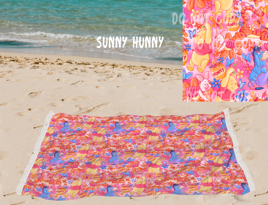 Sunny Hunny -OVERSIZED BEACH TOWEL 6-PREORDER CLOSING 3/20