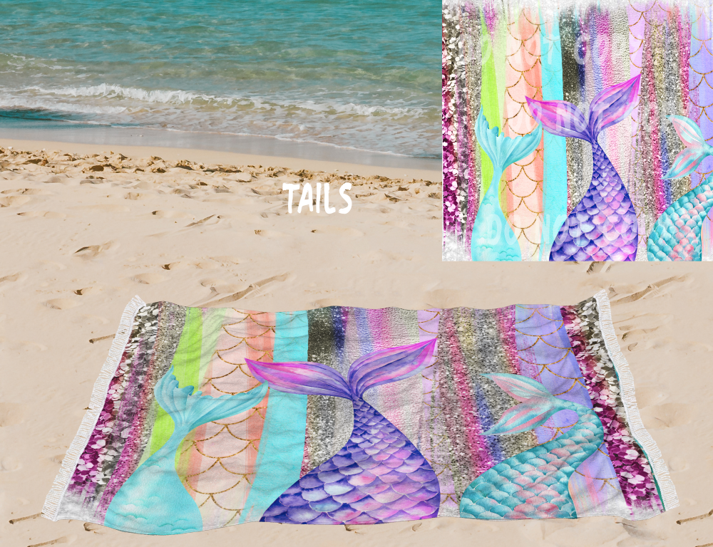Tails -OVERSIZED BEACH TOWEL 6-PREORDER CLOSING 3/20