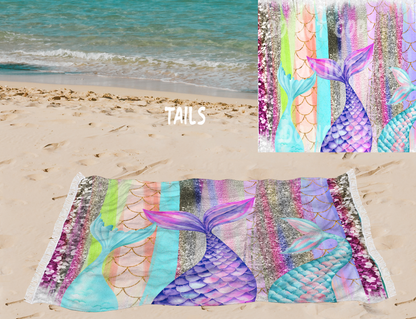 Tails -OVERSIZED BEACH TOWEL 6-PREORDER CLOSING 3/20