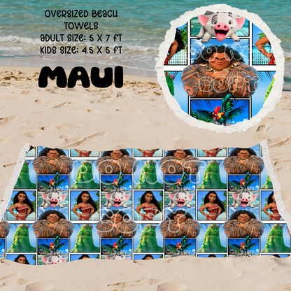 Maui-OVERSIZED BEACH TOWEL 6-PREORDER CLOSING 3/20
