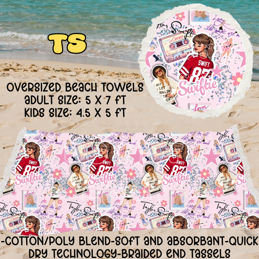TS -OVERSIZED BEACH TOWEL 6-PREORDER CLOSING 3/20