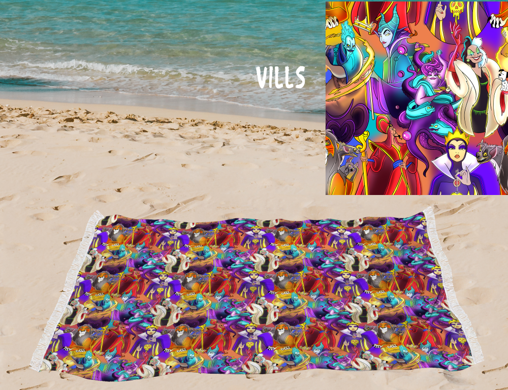 Vills-OVERSIZED BEACH TOWEL 6-PREORDER CLOSING 3/20