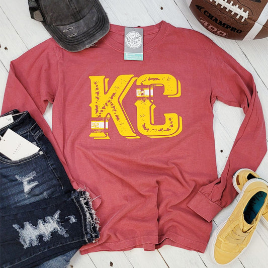 Vintage KC Comfort Colors Long Sleeve