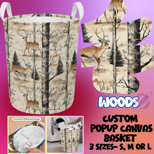 WOODS- STORAGE BASKETS 6- PREORDER CLOSING 5/4