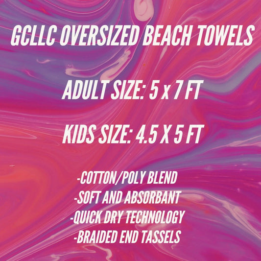 TS -OVERSIZED BEACH TOWEL 6-PREORDER CLOSING 3/20