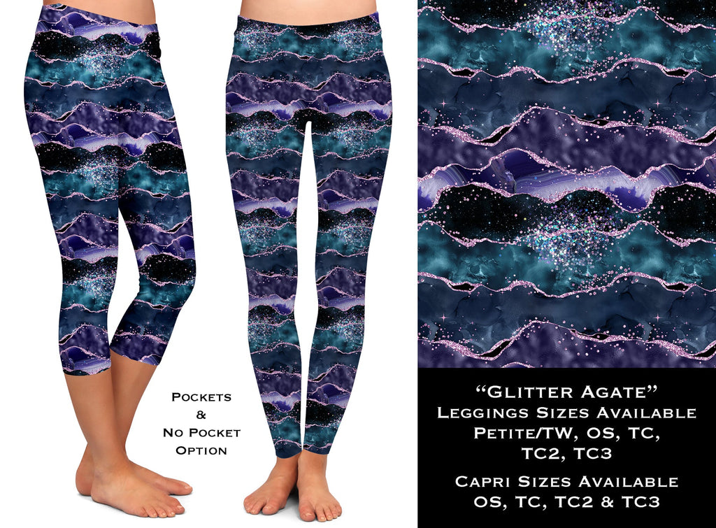 Glitter Agate - Leggings & Capris