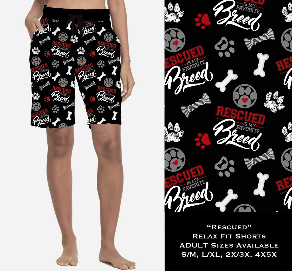 Rescued Relaxed Fit Shorts