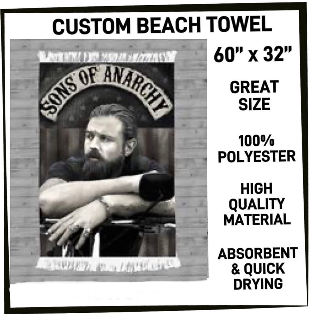 Custom The Big O Beach Towel