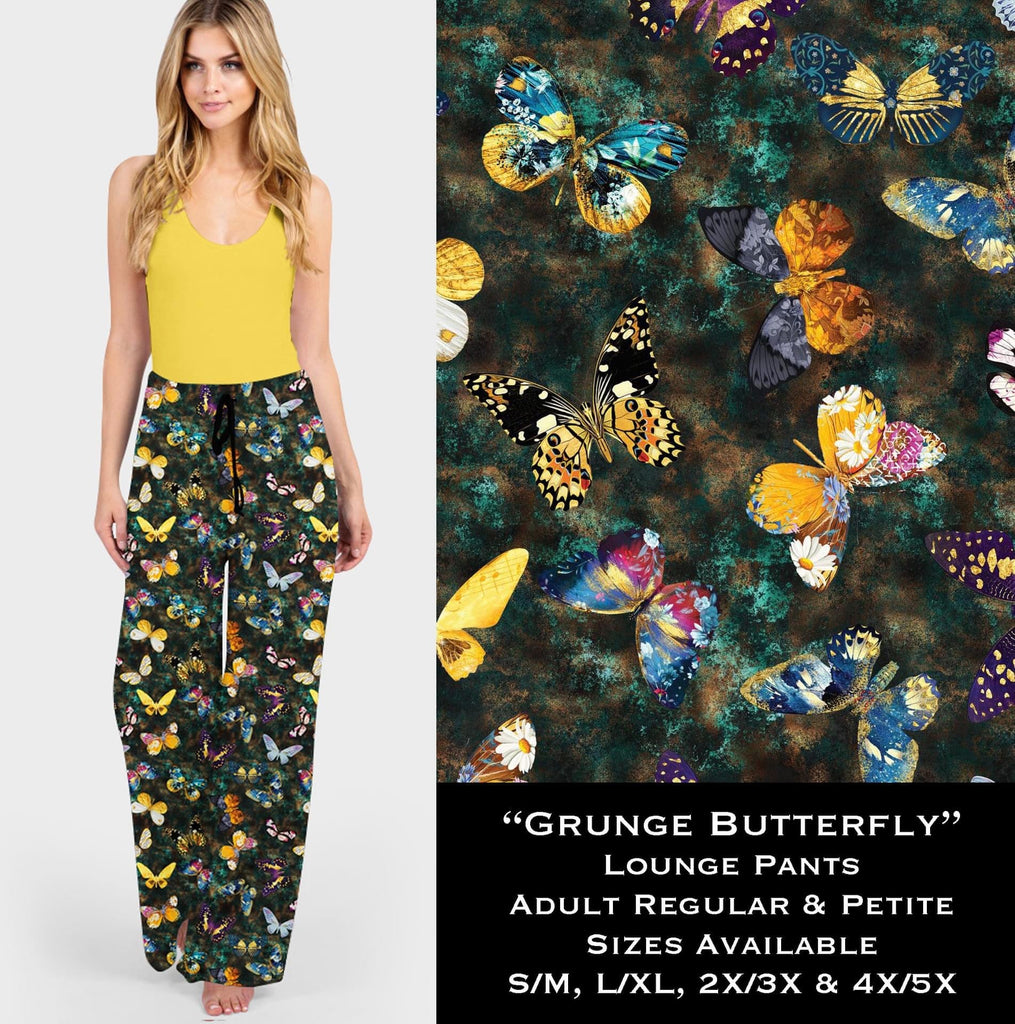 Grunge Butterfly - Lounge Pants