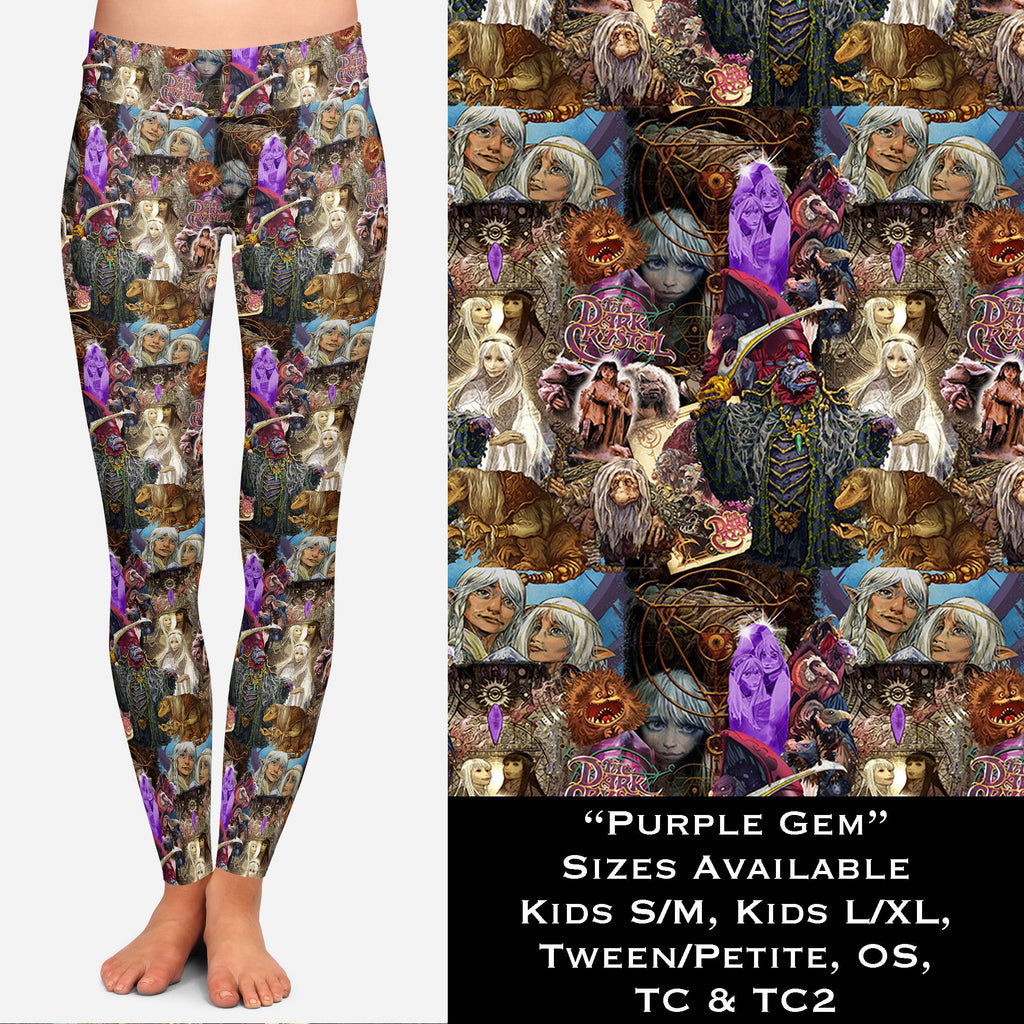 Purple Gem - Legging & Capri